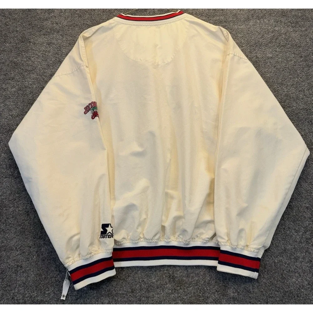 Vintage Starter Cleveland Indians Men's Size Large Jacobs Field Pullover Jacket